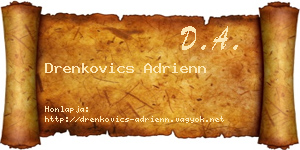 Drenkovics Adrienn névjegykártya